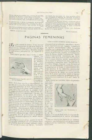 Páginas femeninas : Cómo pueden tenerse manos bonitas
