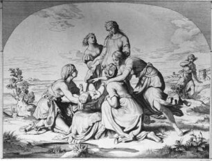 Christian Ernst Stölzel (1792-1837) nach Adrian Ludwig Richter (1803-1884). Die Findung Moses