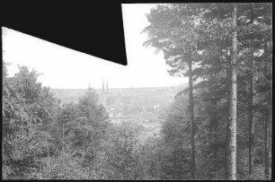 Grimma. Blick aus dem Stadtpark