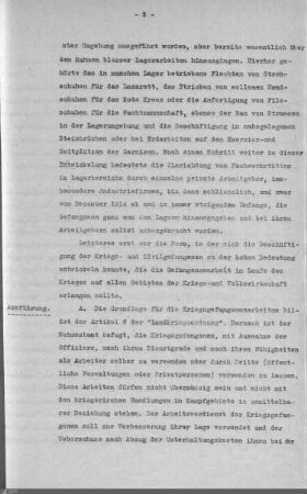 III. Ausführung