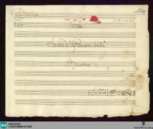 Symphonies - Mus. Hs. 846 : vl (2), vla, tr (2), b; G; JenS 44