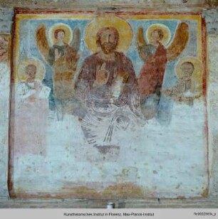 Freskenzyklus : Christus mit Heiligen und Engeln