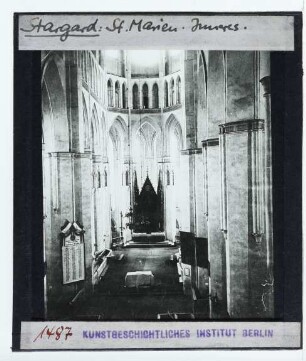 Stargard, Marienkirche : Innenansicht, Blick nach O