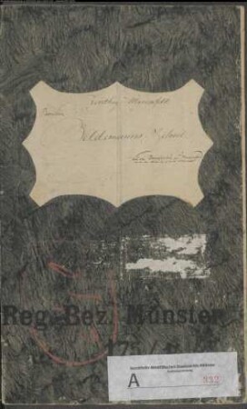 Warendorf (Warendorf) Ländereien (Einzelgrundstücke) des Beldemanns Zehnten der Rentei Marienfeld Vermeßregister 1804 Brune KSM Nr. 175,1