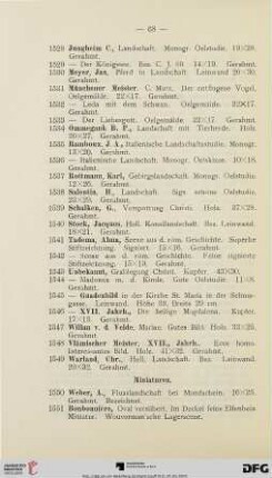 Miniaturen (Nr. 1550-1557)