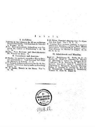 Inhalt der zweiten Abtheilung der Allgemeinen Schulzeitung : [Juni 1832, Heft 66 - 78]