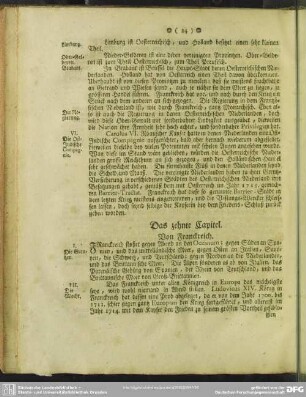 Das zehnte Capitel. Von Franckreich