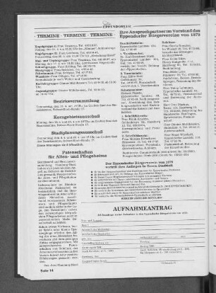 Ihre Ansprechpartner im Vorstand des Eppendorfer Bürgervereins von 1875