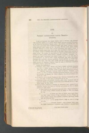 XVII. Ex Processu Canonizationis Sanctæ Birgittæ Excerpta.