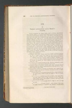 XVII. Ex Processu Canonizationis Sanctæ Birgittæ Excerpta.