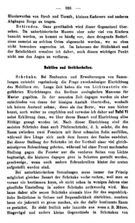 Mobilien und Geräthschaften.