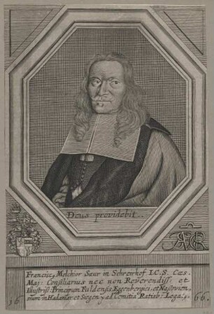 Bildnis des Francisc Melchior Saur