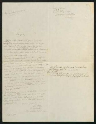 Brief vom 2. März 1850