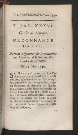 Titre XXXVI.