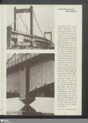 Straßenhängebrücke Köln-Mülheim