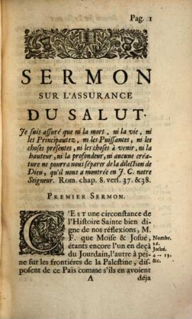 Sermons Sur Divers Textes De L'Ecriture Sainte. 2