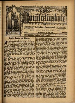 Ausgabe vom Sonntag, den 15. Juli 1894.