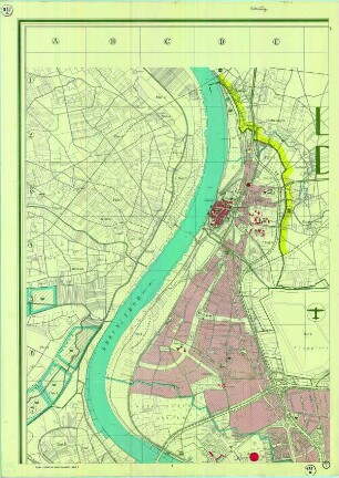 Leitplan der Stadt Düsseldorf, Bauflächen