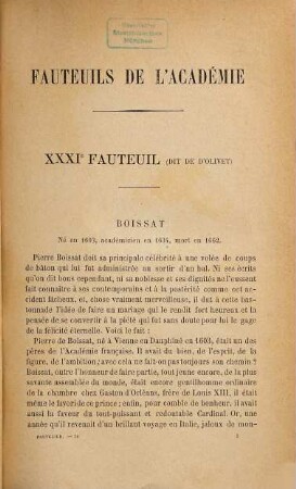 Fauteuils de l'Académie française, 4