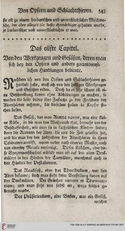 Das eilfte Capitel