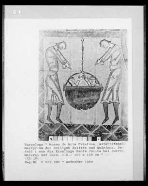 Martyrium der Heiligen Julitta und Quirinus