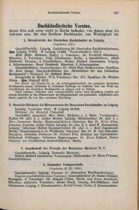 Buchhändlerische Vereine