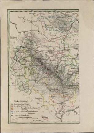 Schulkarte von den Grossherzoglich und Herzoglich Saechsischen Fürstlich Schwarzburgischen und Reussischen Laendern