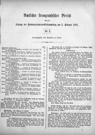 No. 5, 3. Februar 1881