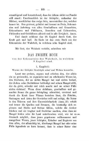 [Zweites Buch: Die Erkenntniss der Wahrheit]