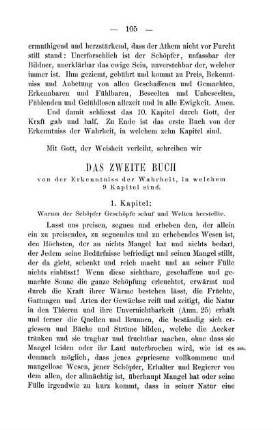 [Zweites Buch: Die Erkenntniss der Wahrheit]