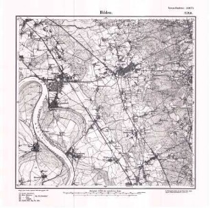 Königlich Preußische Landes-Aufnahme 1893 - 2780 Hilden Neuaufnahme (4807)