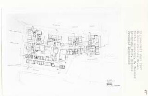 Werkkunstschule Bremen (Diplomarbeit bei Bernhard Hermkes): Grundriss Erdgeschoss 1:200