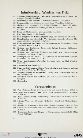 Verschiedenes (Nr. 840-912)
