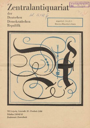 Nr. 911: Musik-Theater-Tanz