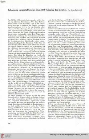 55: Rubens als Landschaftsmaler : zum 300. Todestag des Meisters
