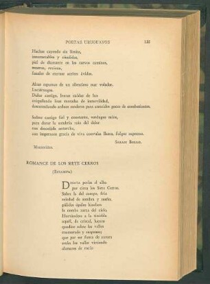 Romance de los siete cerros : (Estampa)