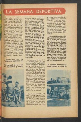 La semana deportiva