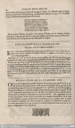 EXPLICATION DE LA PLANCHE XXVI.