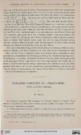 34: Quelques variantes du "Proscynème" sous l'ancien empire