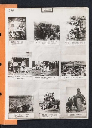 Albumblatt 9 mit Angebotsserie "Ägypten"