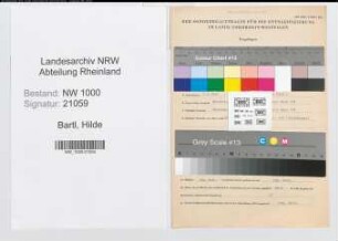 Entnazifizierung Hilde Bartl, geb. 01.04.1904 (Justizangestellte)