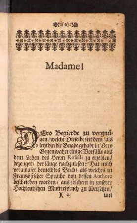 Madame!