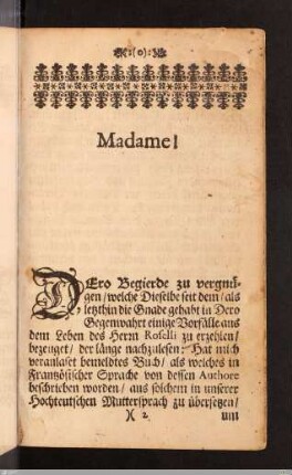 Madame!