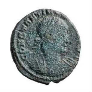 Münze, Follis, Aes 4, 332 - 333 n. Chr.