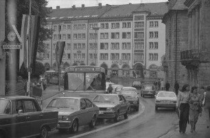 Bayreuth: Verkehrsstau, Luitpoldplatz