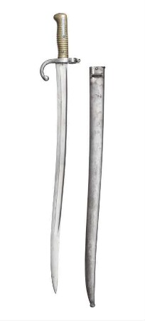 Yatagan-Bajonett für Chassepotgewehr, Mle 1866, X156