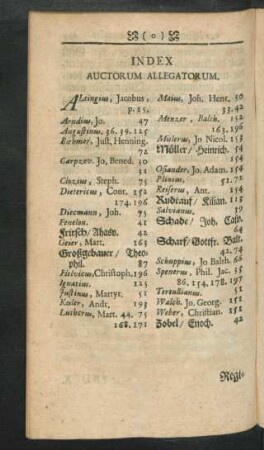 Index Auctorum Allegatorum