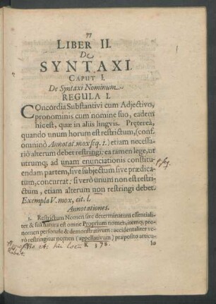Caput I. De Syntaxi Nominum.