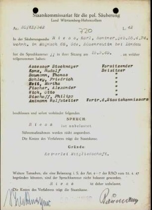 Riess, Karl