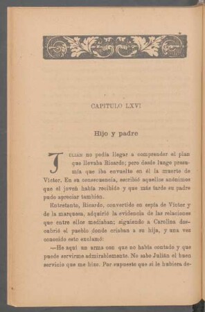 Capítulo LXVI - Hijo y padre